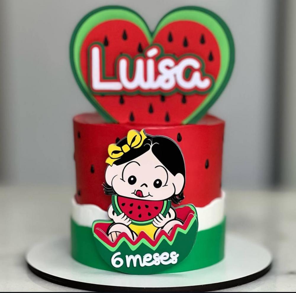 Topo de Bolo Magali Luísa - Studio