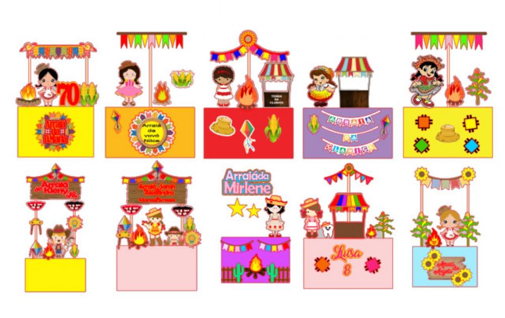 Topos de Bolos Juninos - Studio