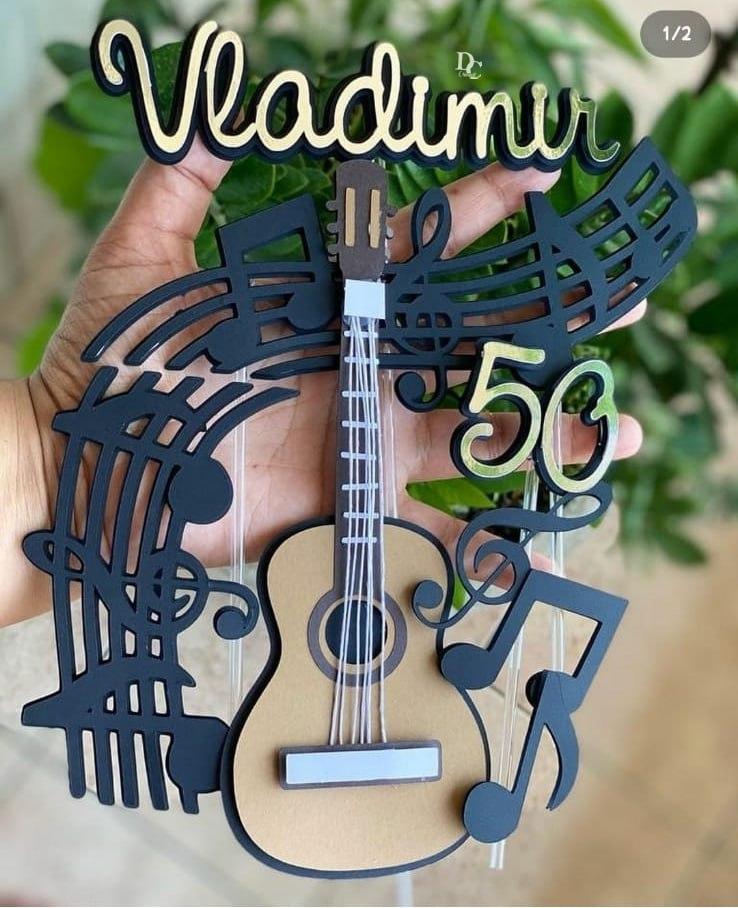 Topo de Bolo Música Vladimir - studio