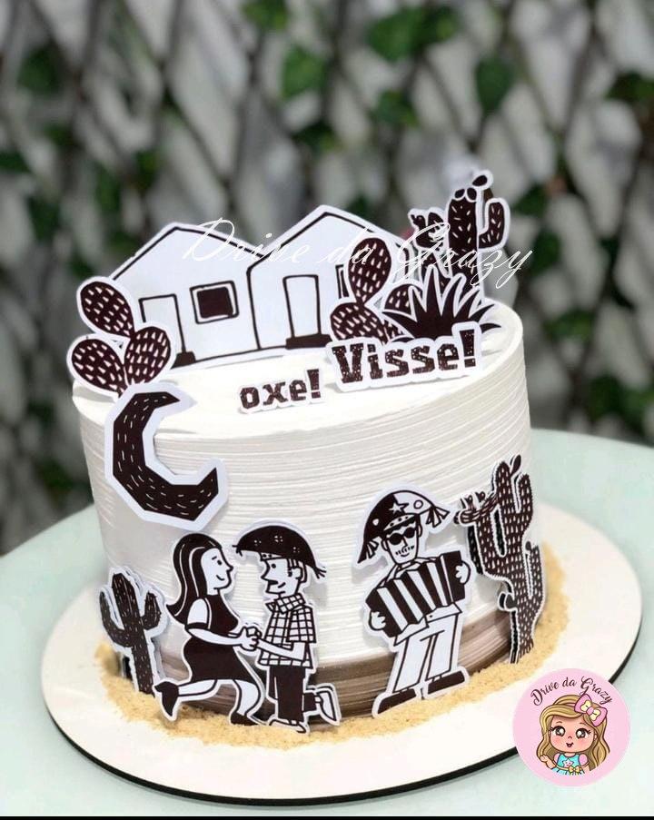 Topo de Bolo Oxe, Visse  -Studio