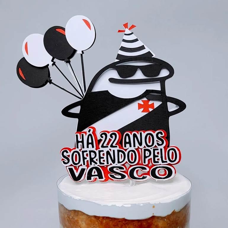 Topo de Bolo Flork Vasco - Studio