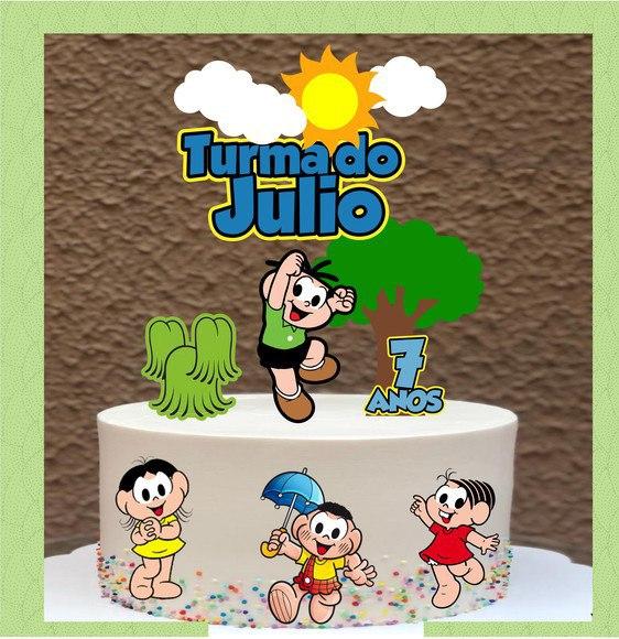 Topo de Bolo Cebolinha Julio- Studio