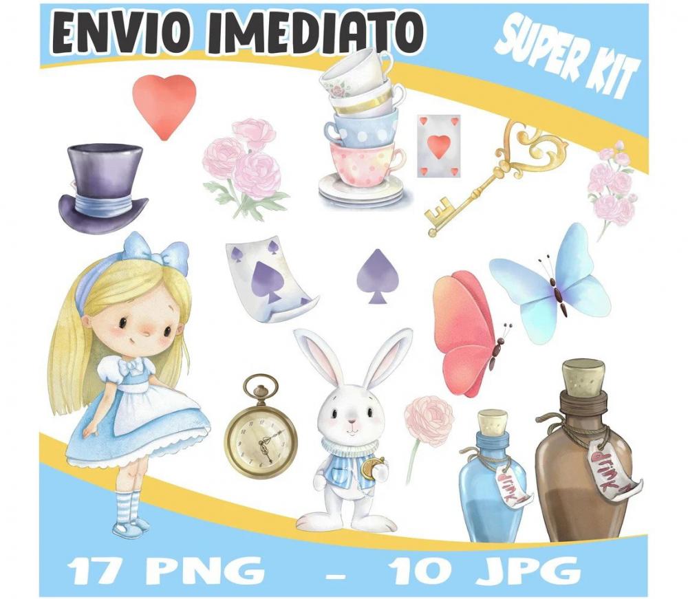 Kit Digita Alice Baby 2 - PNG