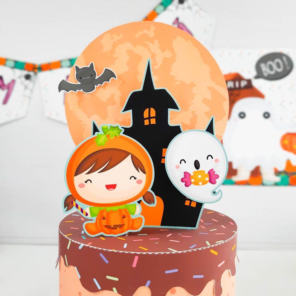 Topo de Bolo Cake Halloween- Studio