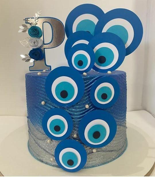 Topo de Bolo Olho Grego P - Studio