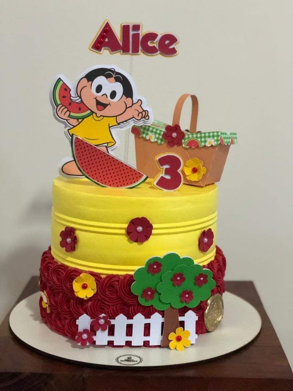 Topo de Bolo Magali Alice - Studio