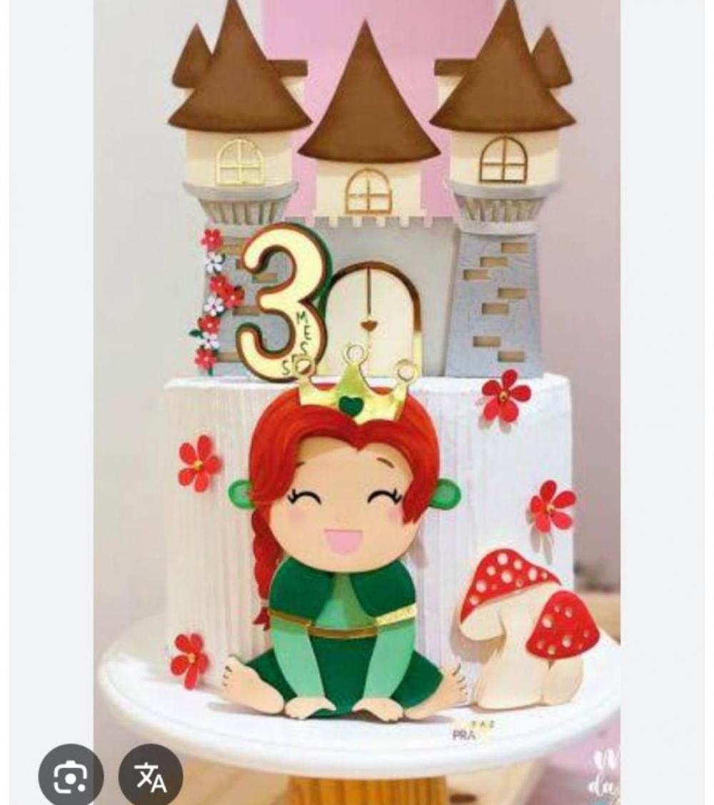 Topo de Bolo Fiona - Studio