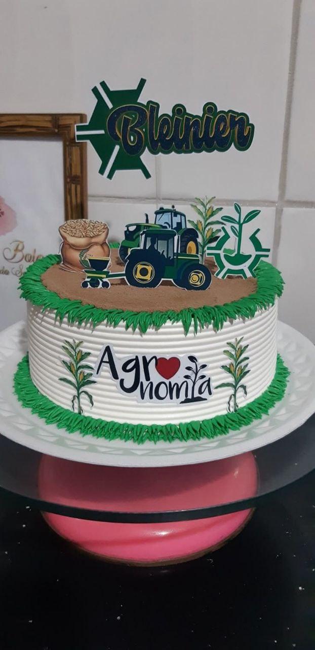 Topo de Bolo Agronomia Bleinier - Studio