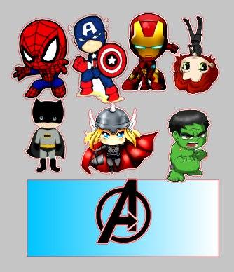 TOPO DE BOLO VINGADORES BABY- STUDIO