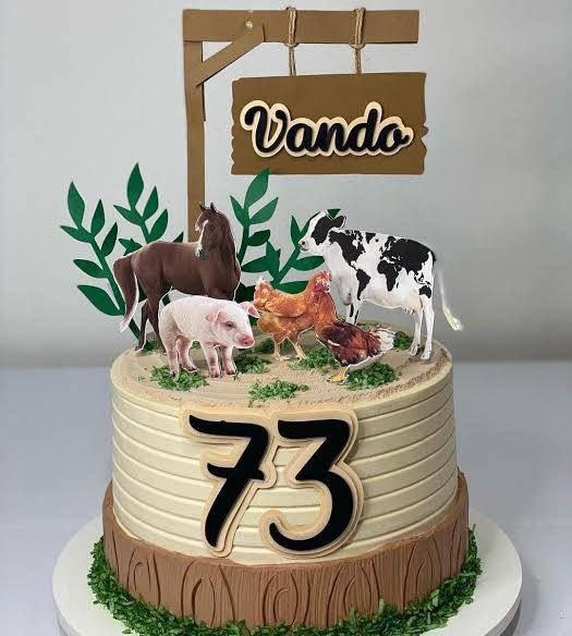 Topo de Bolo Fazenda Vando - Studio