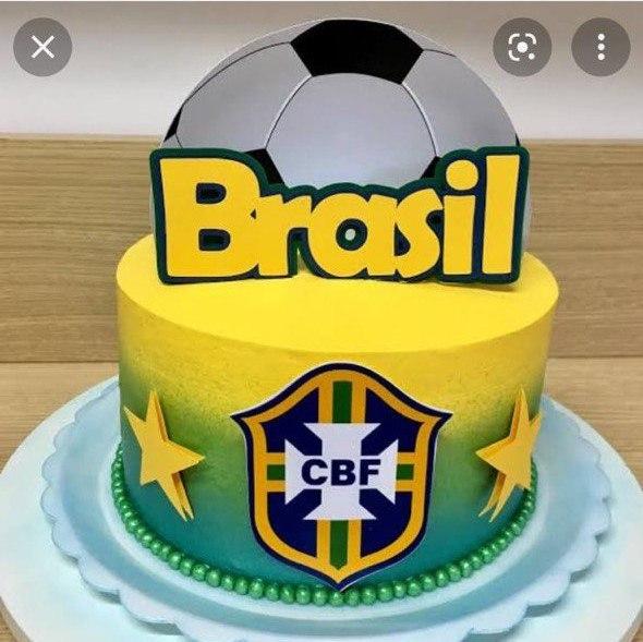 Topo de abolo Copa do Brasil - Studio