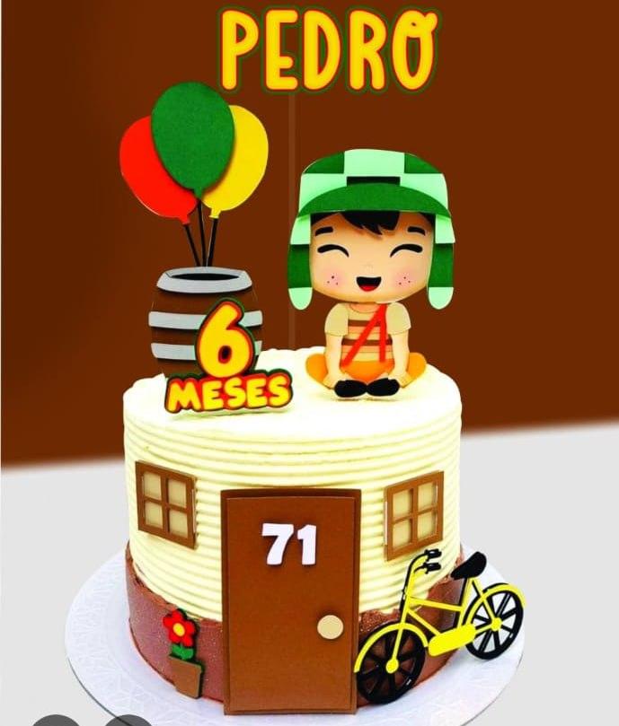 Topo de Bolo Chaves Pedro - Studio