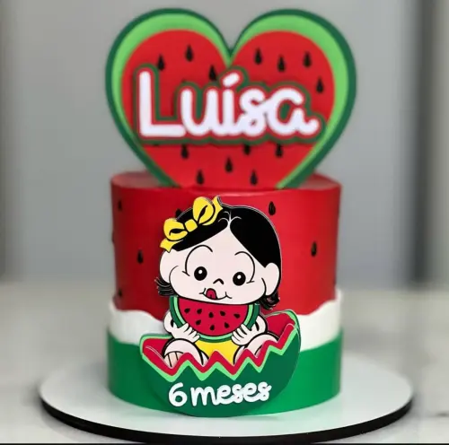 Topo de Bolo Magali Luísa - Studio