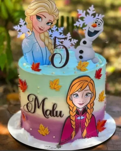 Topo de Bolo Frozen Malu - Studio