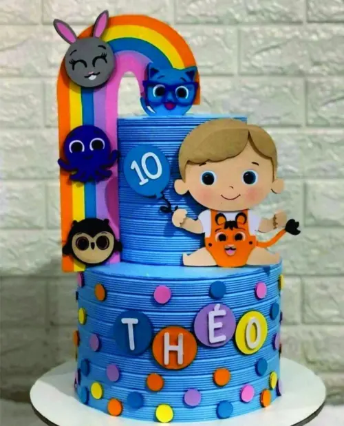 Topo de Bolo Bolofofo Theo - Studio