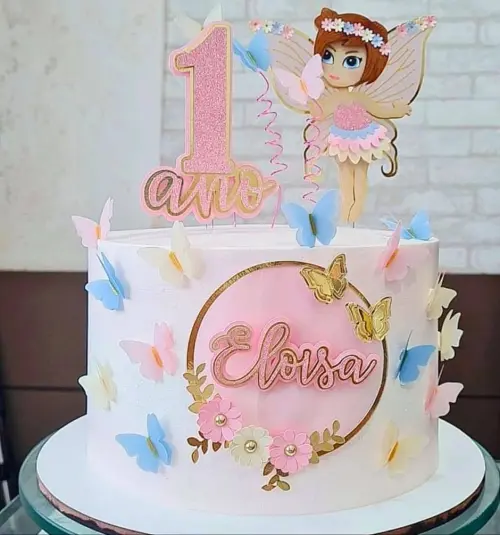 Topo de Bolo Jardim das Fadas Eloisa - Studio