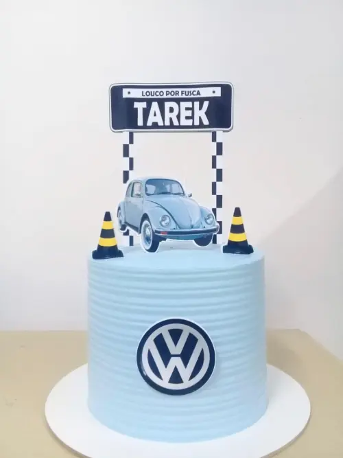 Topo de Bolo Fusca Tarek - Studio