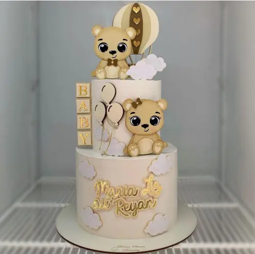 Topo de Bolo Boy ou Girl Maria Lis ou Reyan - Studio