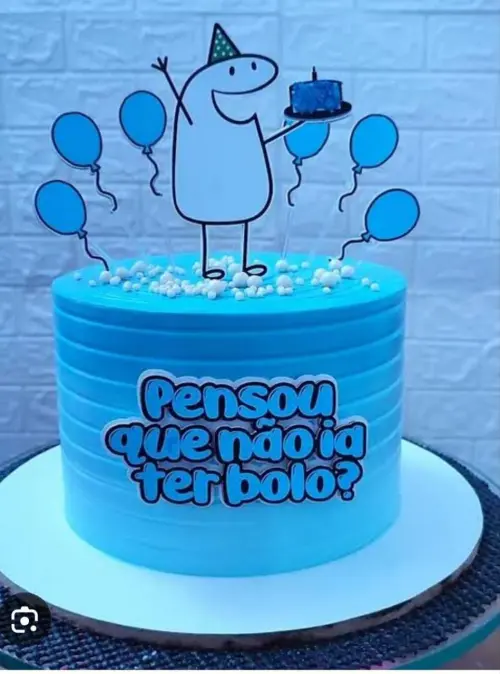 Topo de Bolo Pensou Que Não Ia Ter Bolo ? - Studio