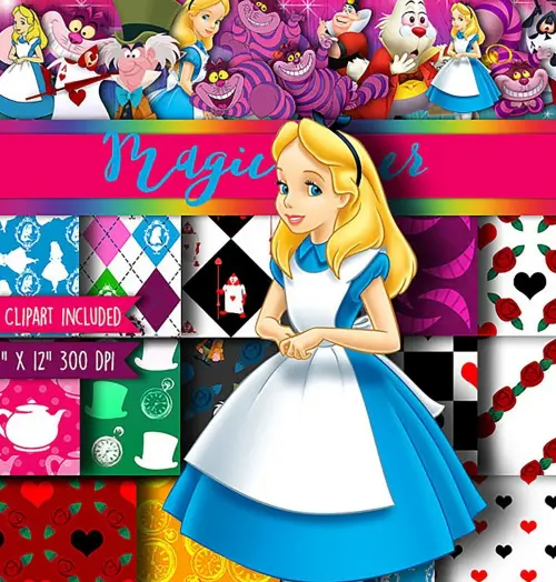 Kit Digital Alice Magic - PNG