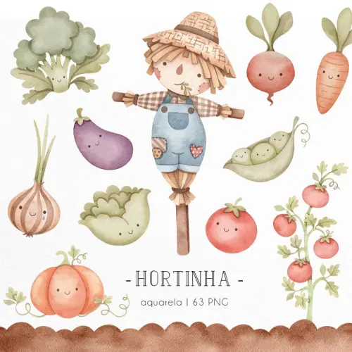 Kit Digital Hortinha - PNG