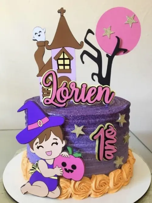 Topo de Bolo Halloween Lorien - Studio