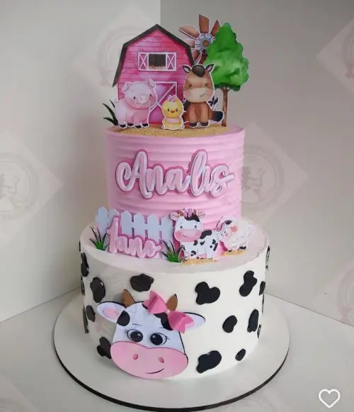 Topo de Bolo Fazendinha Ana Lis - Studio