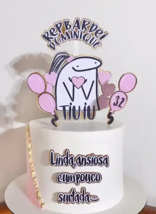 Topo de Bolo Flork Rep Bardei Dominique - Studio