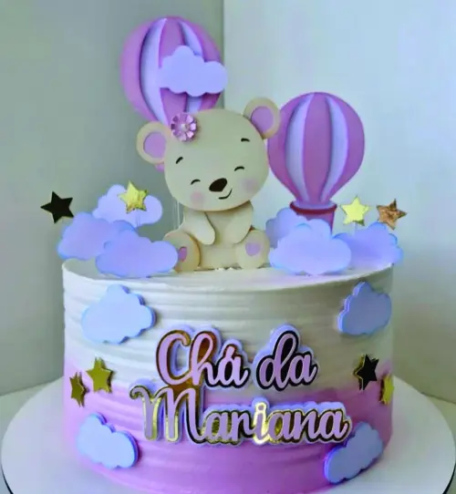 Topo de Bolo Chá da Mariana - Studio