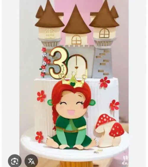 Topo de Bolo Fiona - Studio