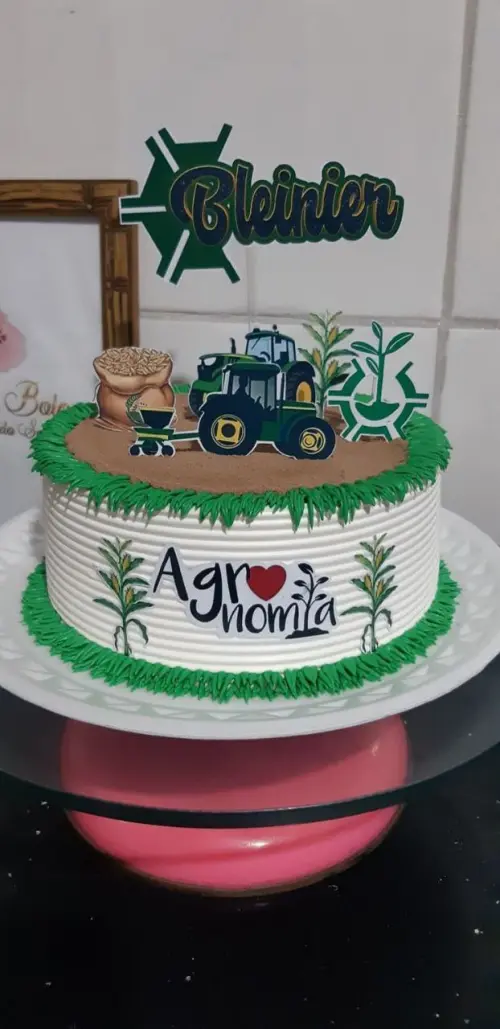 Topo de Bolo Agronomia Bleinier - Studio