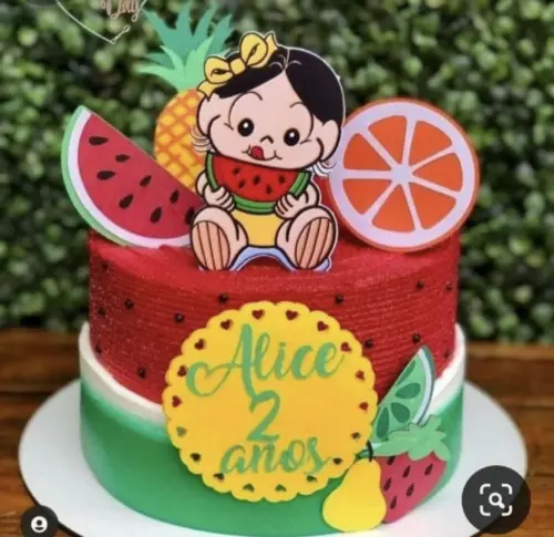 Topo de Bolo Magali Alice - Studio