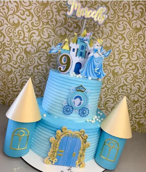 TOPO DE BOLO CINDERELA MARCELLY - STUDIO