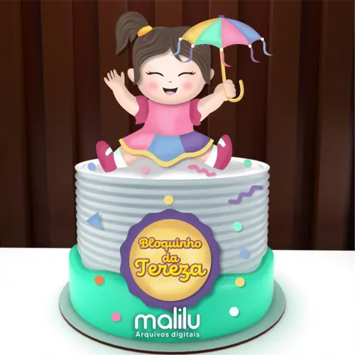 TOPO DE BOLO BLOQUINHO DA TEREZA - STUDIO
