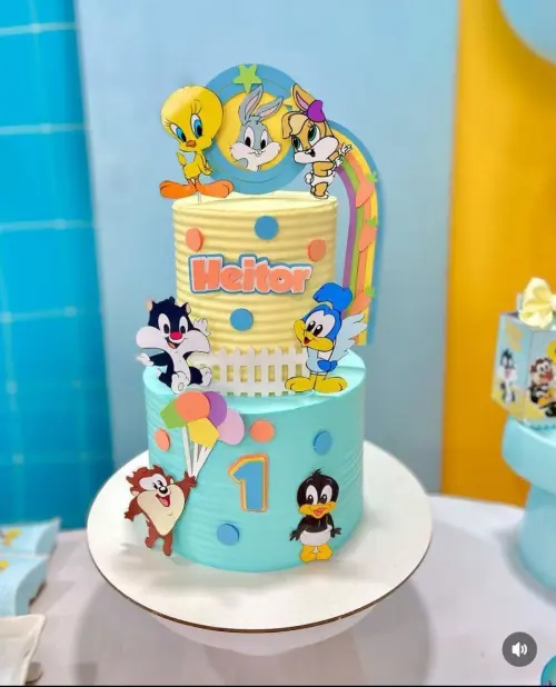 TOPO DE BOLO LOONEY TUNES HEITOR - STUDIO