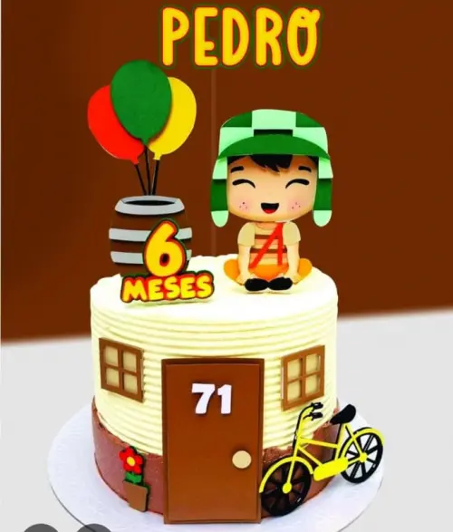 Topo de Bolo Chaves Pedro - Studio