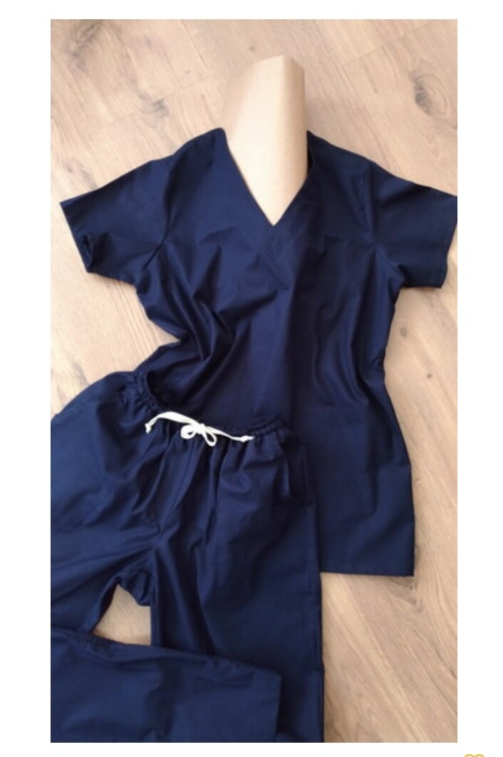 Scrub pijama cirúrgico em gabardine