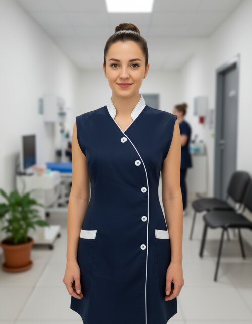 Jaleco regata estilo e elegância para profissionais da saúde, b