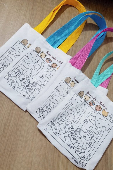 Kit com 20 Sacolinha Personalizada