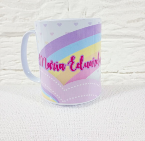 Caneca Polímero (plástico) Personalizada Kit com 2 Unidades