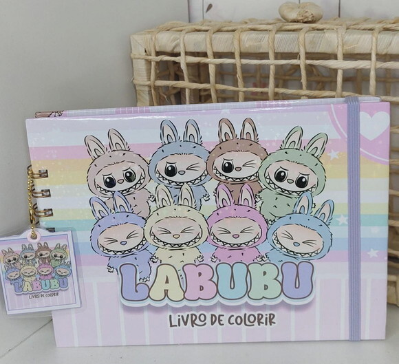 Livro de Colorir Labubu