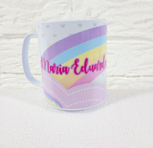 Caneca Polímero (plástico) Personalizada Kit com 2 Unidades