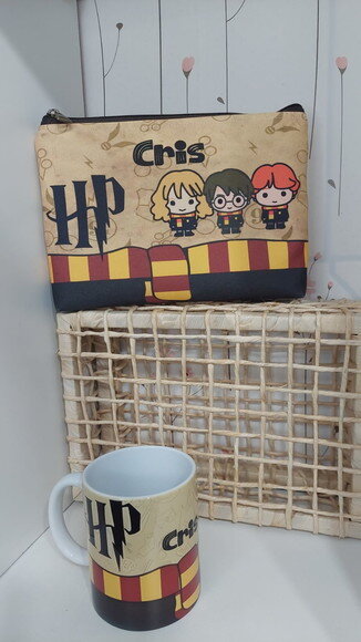 Caneca e Necesseire Harry Potter Personalizada