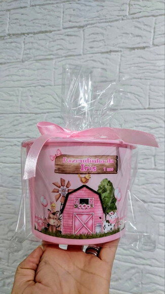 Balde Pipoca Personalizado Kit com 10