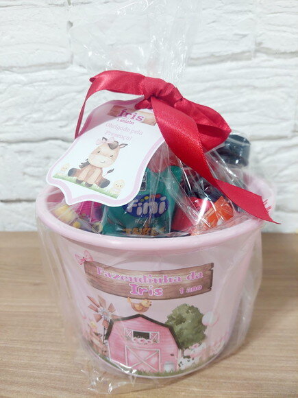 Balde Pipoca Personalizado Kit com 10