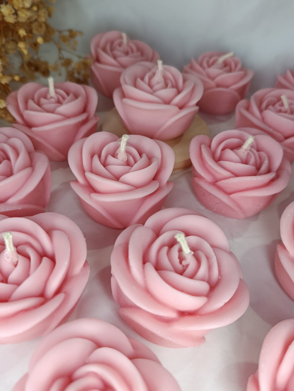 Vela aromática flor