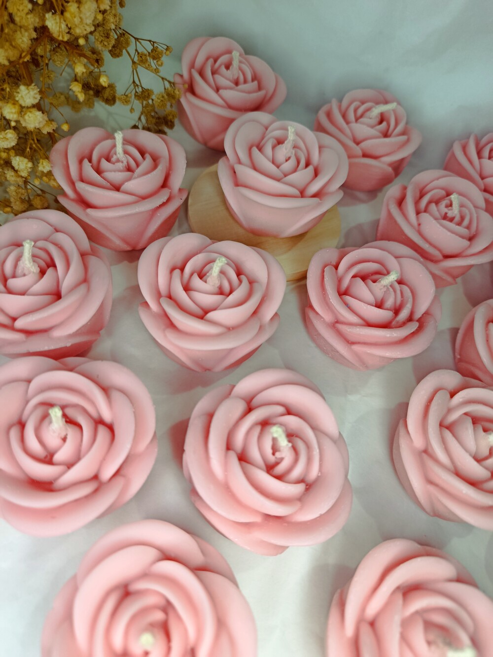 Vela aromática flor