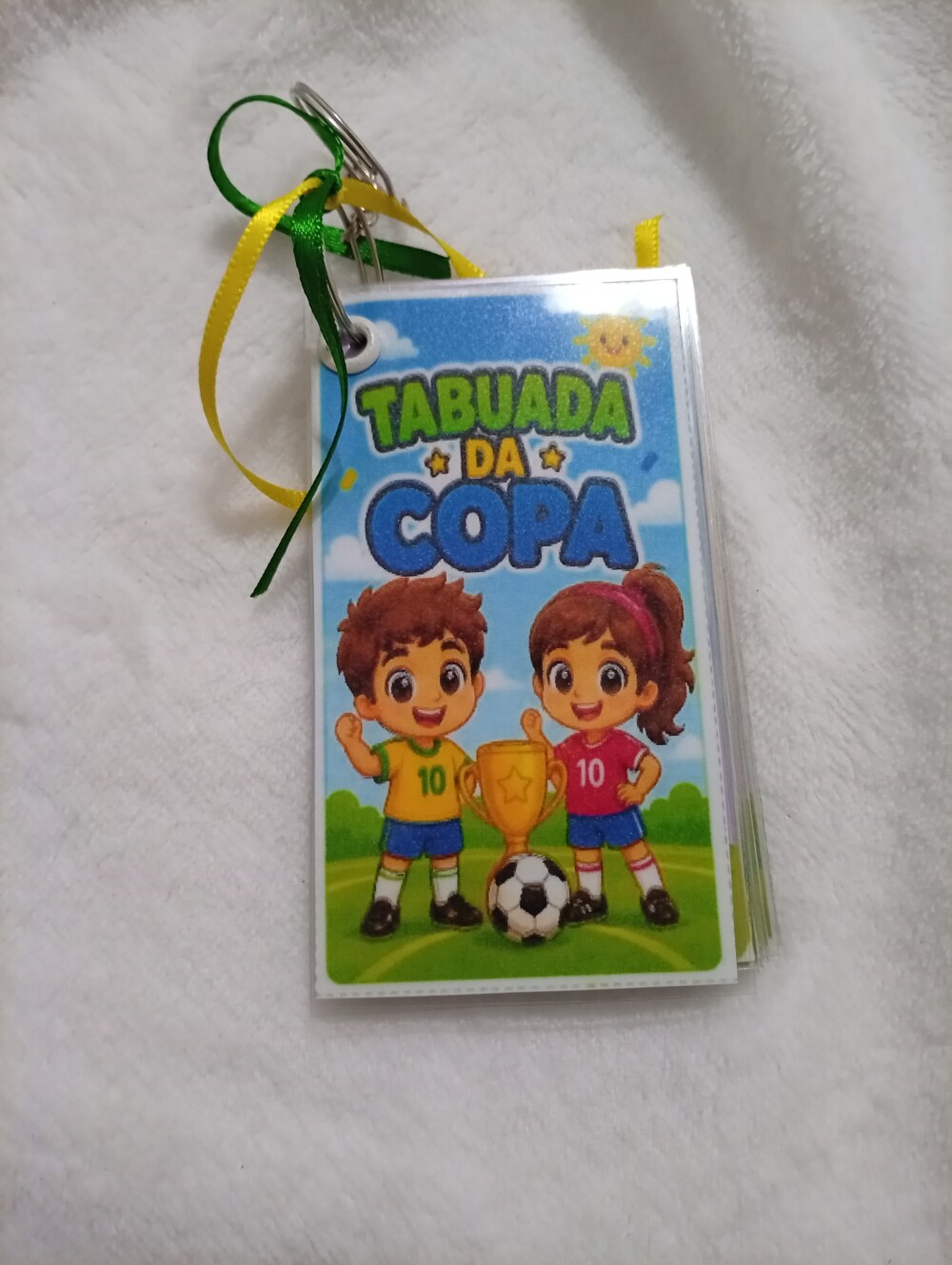 Tabuada chaveirinho personalizado