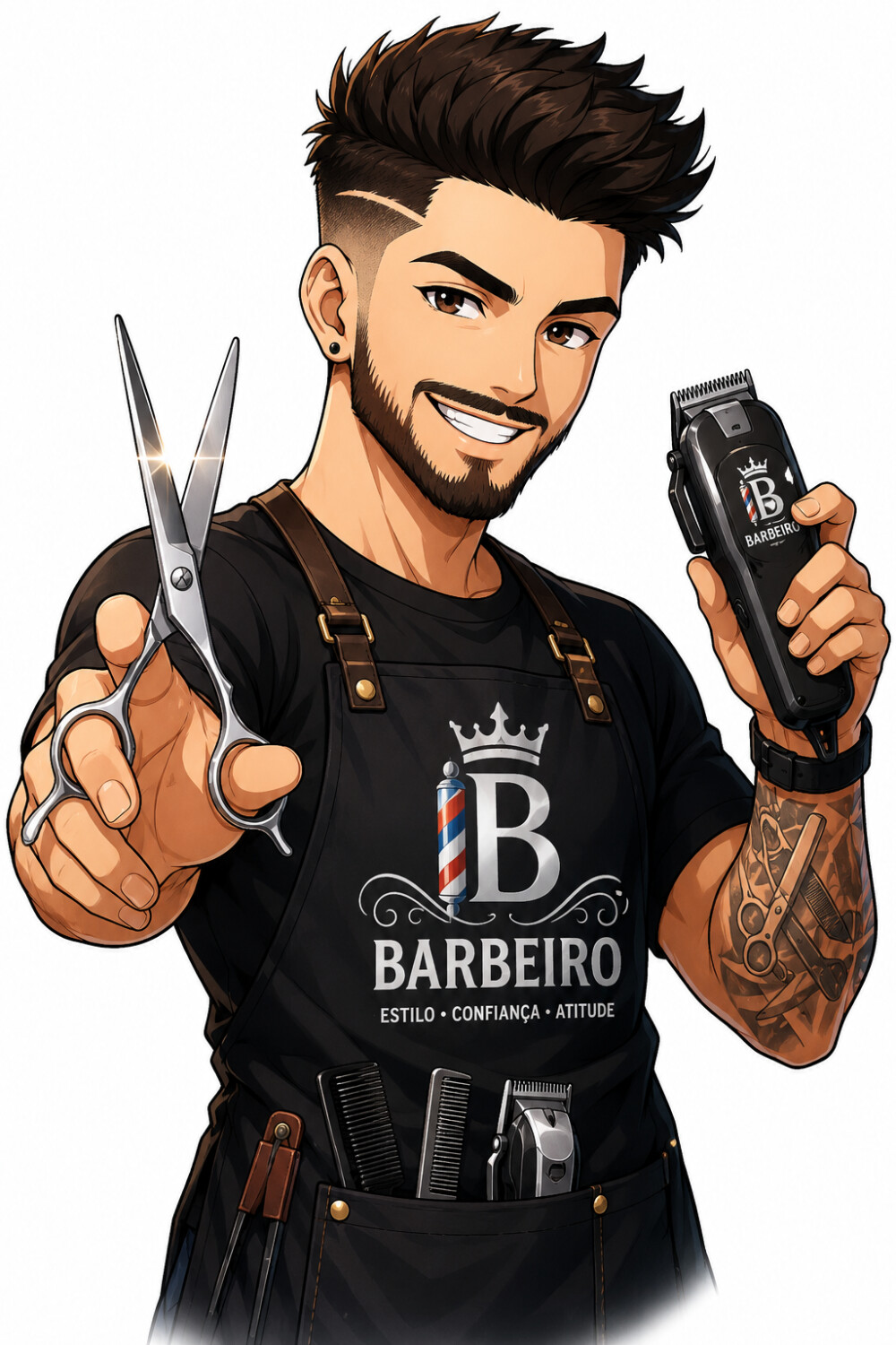 Caricatura Personalizada para Profissão Arte Exclusiva