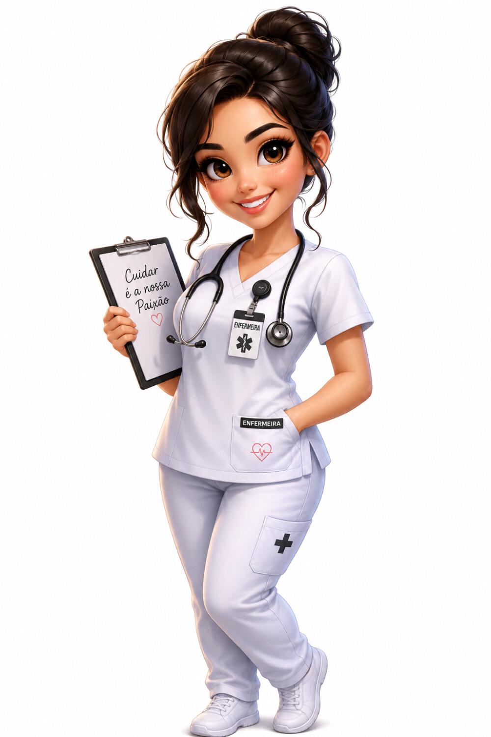 Caricatura Personalizada para Profissão Anime 3D